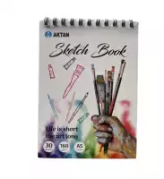Скетчбук  A5, 30 л, белый